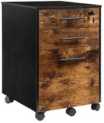 The elite office furniture storage portfolio is comprehensive and provides solutions for. Hoobro Mobile Office Cabinet Mobile Pedestal Rolling File Cabinet Office Cabinet With 3 Drawers And 5 Wheels For A4 Letter Size Hanging File Folders Rustic Brown And Black Bf02wj01 Buy Online At