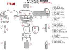 toyota tundra 2003 2006 dash trim kit