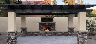 Phoenix Outdoor Fireplace Installation