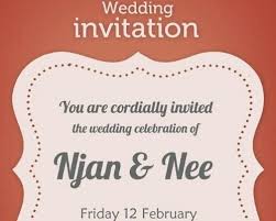 Wedding Invitation Card Beautiful Template Photoshop Templates Free
