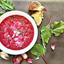 beet borscht soup from the old country