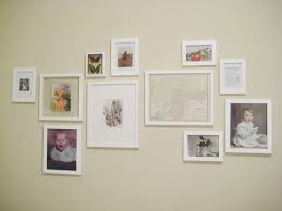Wall Collage Of Asymmetrical Frames