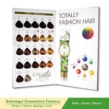 Hair Color Swatches Chart Guangzhou Aimengsi Cosmetics