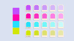 20 Bright Neon Color Palettes For