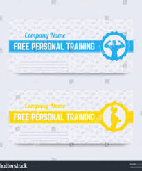 Printable Free Personal Training Gift Voucher Design Stock