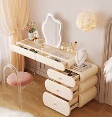hemnes modern cream vanity table set