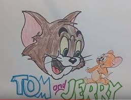 tom and jerry drawing