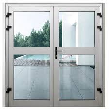 Sliding Silver Glass Safety Door