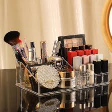 clear makeup storage organizer drawers