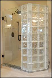 Portland Glass Blocks Shower Doors