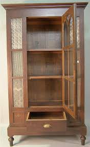 Anglo Burmese Glass And Hardwood Cabinet