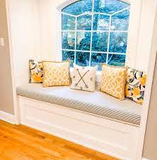 Custom Window Seat Cushion With Cording