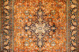 old ancient red oriental indian carpet