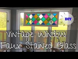 Diy Stained Glass Faux Stained Glass