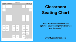 free printable clroom seating chart