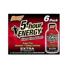 5 hour energy extra strength g 6 pk