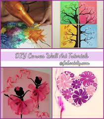 Diy Wall Canvas Craft Ideas For Home