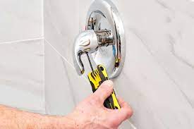 remove shower handle without s