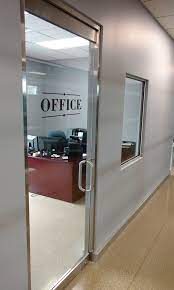 Office Decal Study Door Decals Door