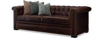 wesley hall l2030 89 mcgee leather sofa