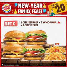 Hiring start from 14th feb 2021. 1 31 Jan 2020 Burger King New Year Family Feast Promo Everydayonsales Com