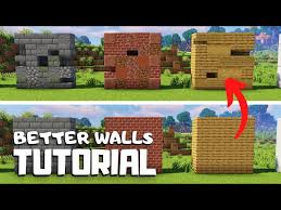 Build Better Walls Minecraft Tutorial