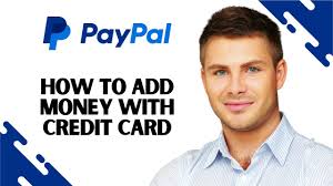 add money to paypal with credit card
