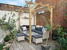 Timber Garden Pergola Kit In 9 Sizes