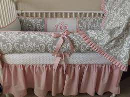 custom baby bedding crib set light pink