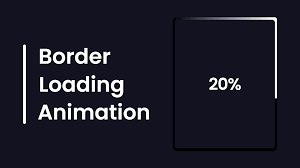 border loading animation in html css