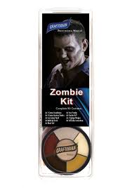 graftobian deluxe zombie make up kit