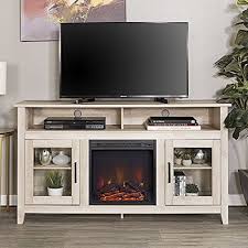 Tv Stand Wood Fireplace Tv