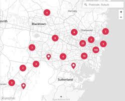 Map of cases in community health networks. Covid Updates Delta Variant Spreading Far Faster Than Anyone Could Have Imagined Nsw Officials Say As It Happened Abc News