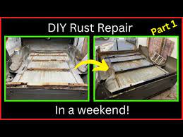 how to repair a rusty truck bed without