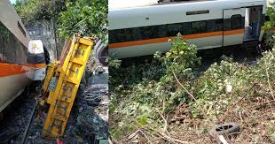At least 50 people die as train crashes near hualien city at the start of holiday weekend. Dpzxb3xzu1yefm