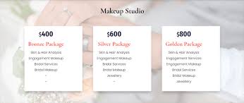 list makeup studio divi plus