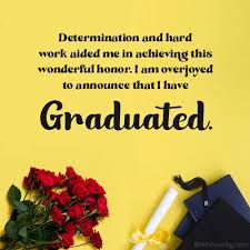 90 graduation announcement messages