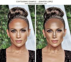 contouring to enhance the features