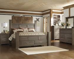 Bedroom sets aren't the only ones that are beautifully put together. Juararo 4pc Poster Storage Bedroom Set In Dark Brown