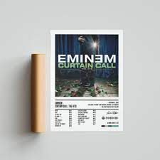 curtain call the hits poster eminem