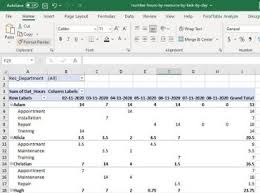 create excel reports