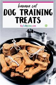 Some of the recipes below have treats that contain far fewer than this. Homemade Dog Training Treats Peanut Butter Banana Key To My Lime