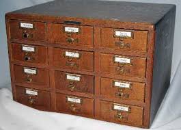 Shop vintage library card catalog drawers created by pd_graphics. Evolution Of The Card Catalog