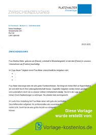 Load more similar pdf files. Zwischenzeugnis Muster Kostenlose Vorlage Anleitung Zum Download