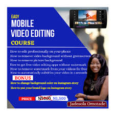 easy mobile video editing course by