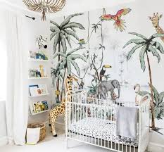 Jungle Wallpaper Nursery Baby Room