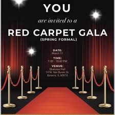 come join me for red carpet gala