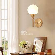 Flower Shaped Glass Wall Sconces