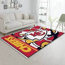 kansas city chiefs nfl area rug carpet