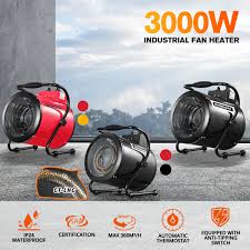 3000w electric industrial fan heater